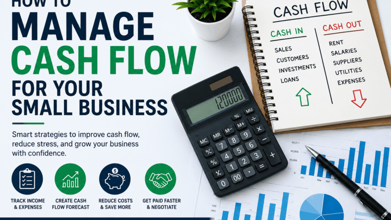 Smart cash flow management helps small businesses stay financially healthy.